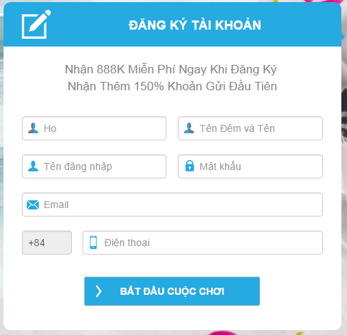 Đăng ký tài khoản Fun88